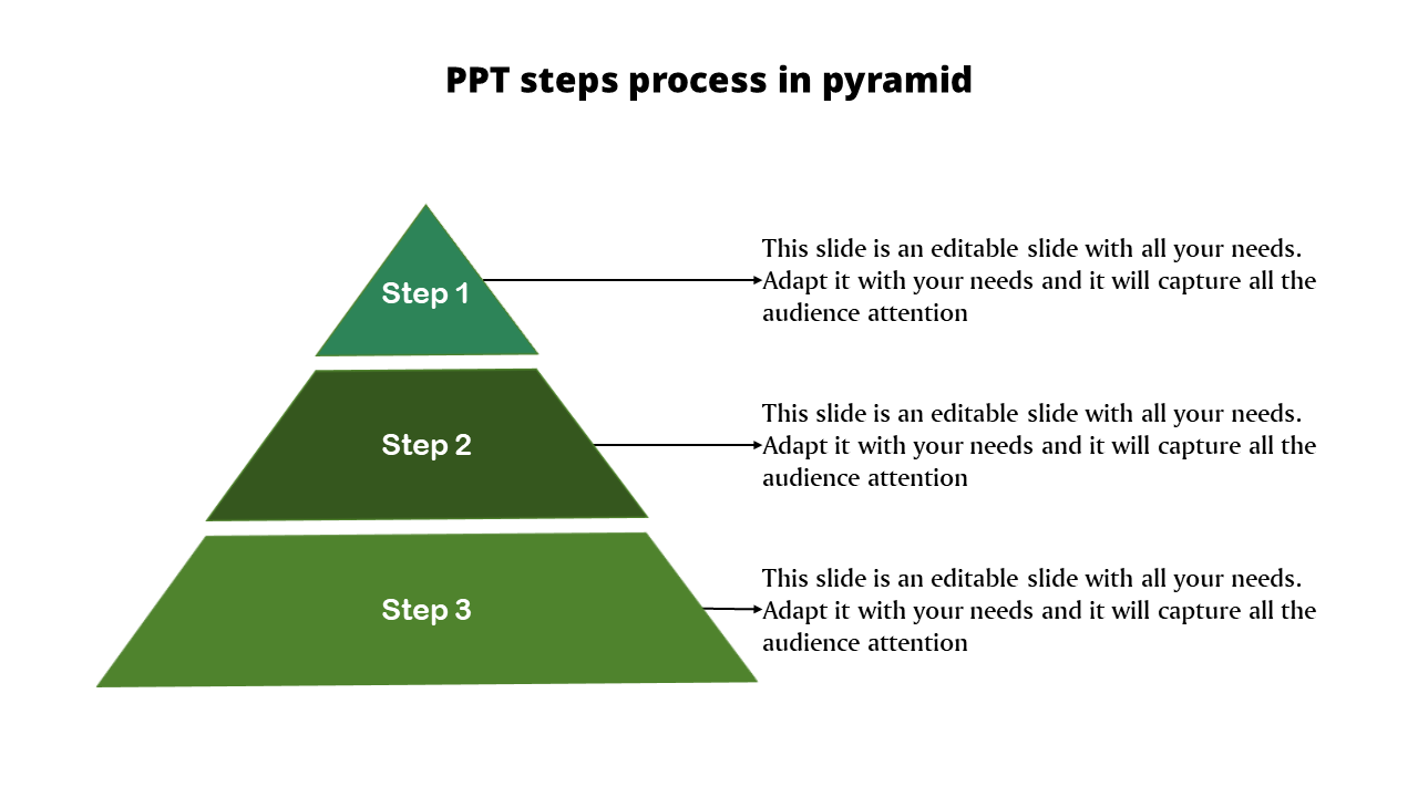 PowerPoint Steps Template-Pyramid Model